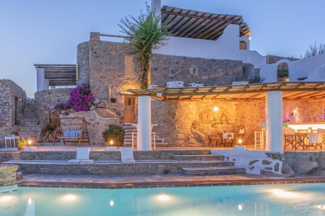 Anerousses Mykonian Traditional Houses Houlakia  ภายนอก รูปภาพ